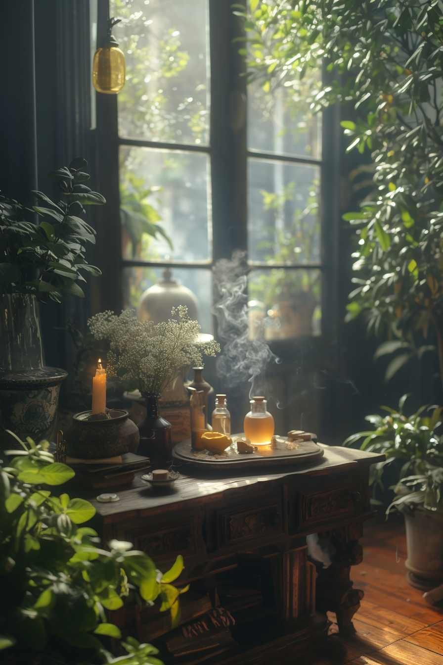 Brume d'ambiance: Aurore