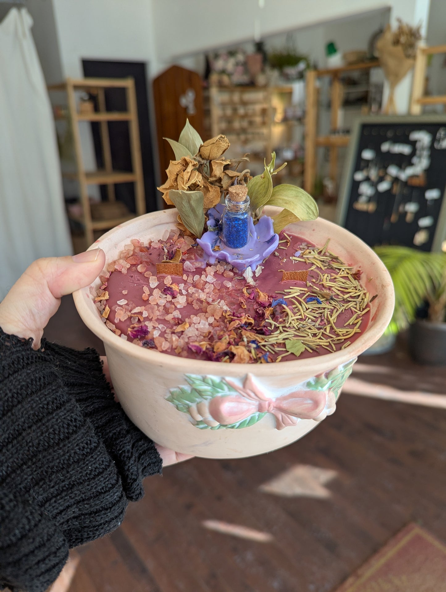 Bougie de soya | mèche en bois | Vanille ambrée et noix de coco