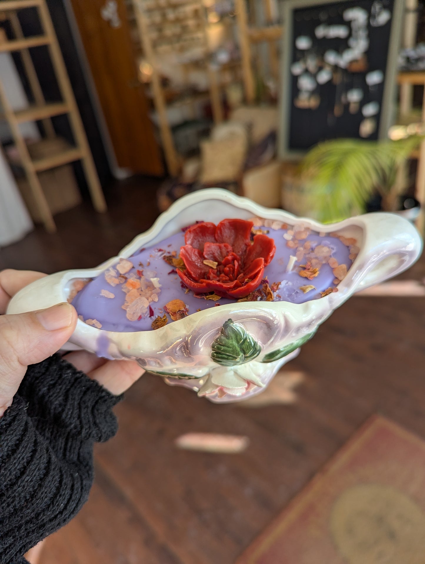 Bougie de soya | Vanille ambrée et noix de coco