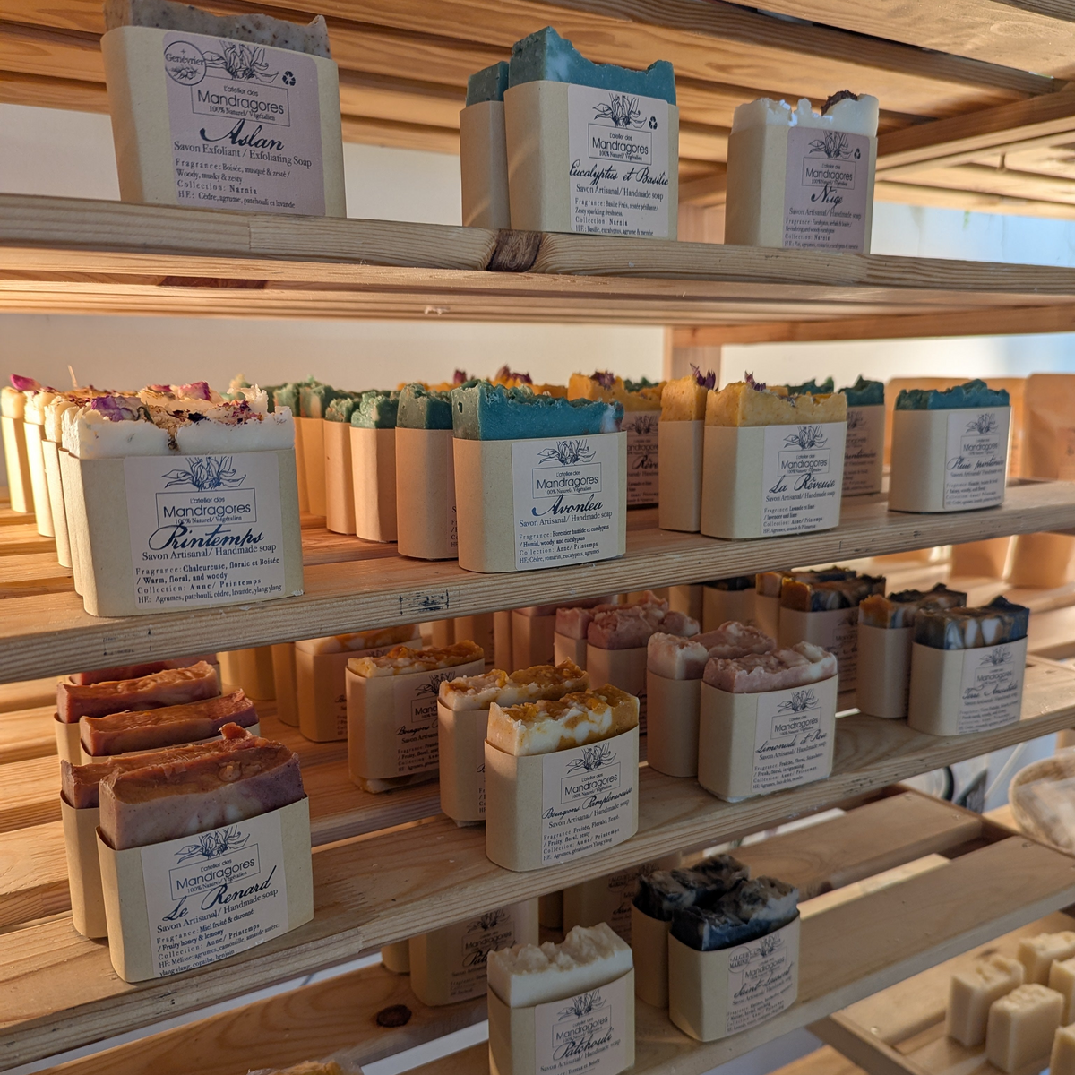 Savons / Assortiment choix de l'artisane