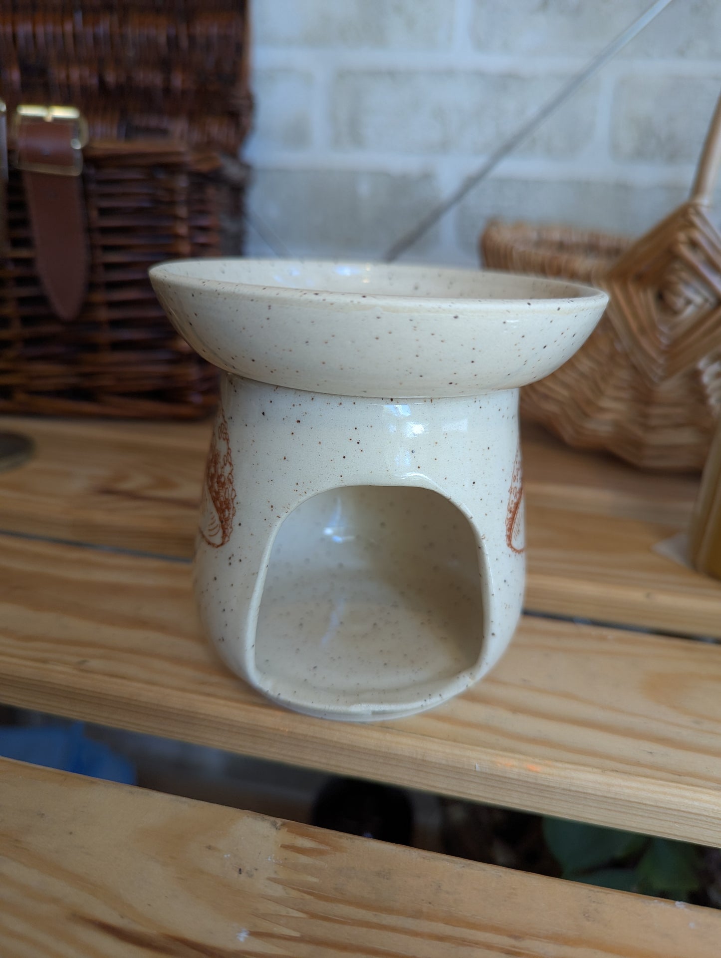 Diffuseur 🍄🟫 pour cire, huiles essentielles, herbes