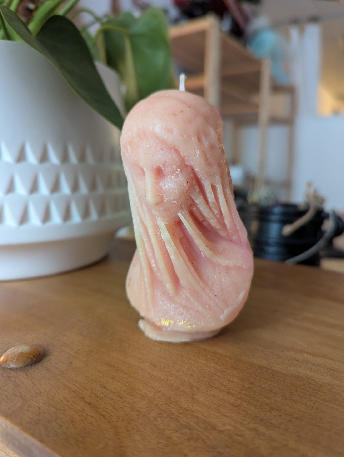 Bougie de cire d'abeilles: Voilage