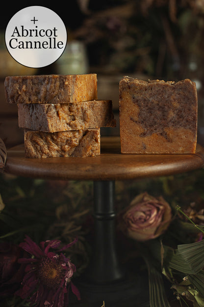 Apricot and Cinnamon Exfoliating Soap: Pumpkin Bread