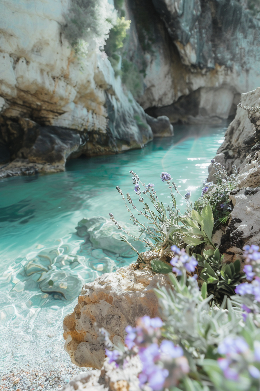 Blue Lagoon: Handmade soap