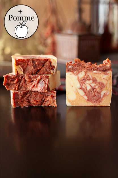 Savon artisanal + 🍎 : Tarte aux pommes