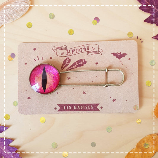 Grande Broche Œil de Créature