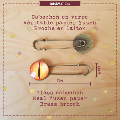 Grande Broche Œil de Créature