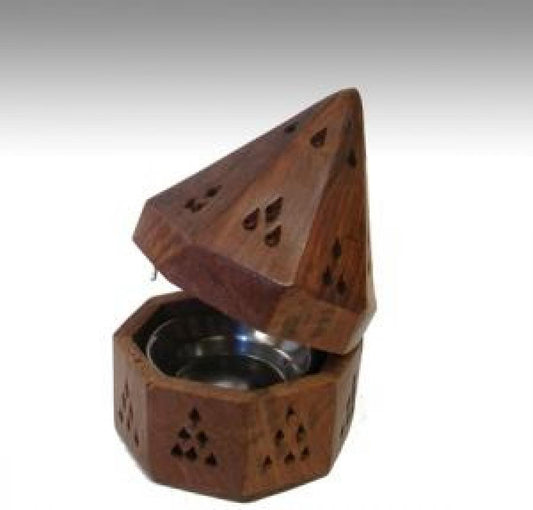 Wooden incense burner/temple