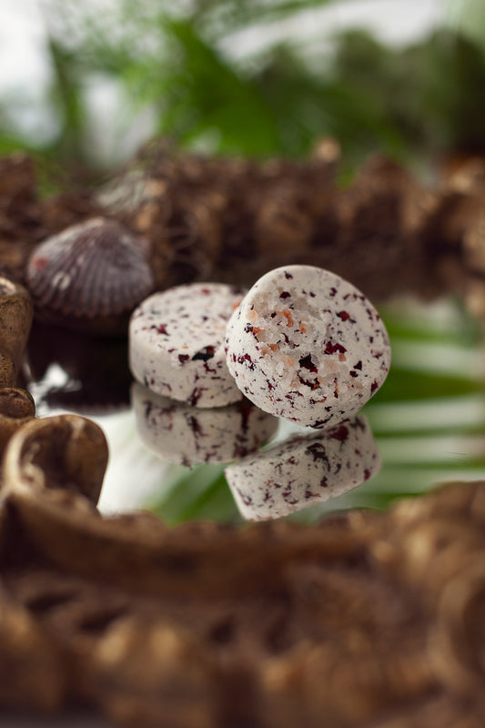 Bombe de bain botanique effervescente: Rituel de Nymphe