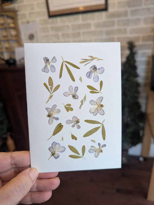 Botanical greeting card