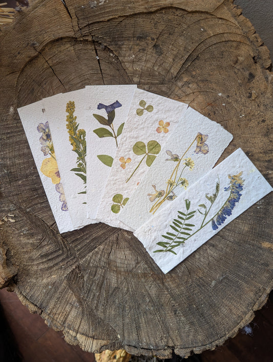 Botanical bookmarks (plantable)