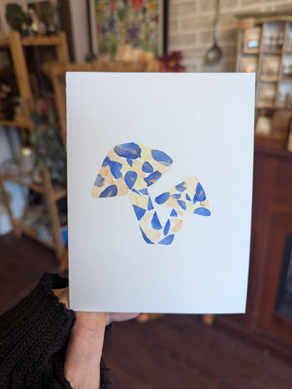 Botanical Greeting Card - Pressed Flowers