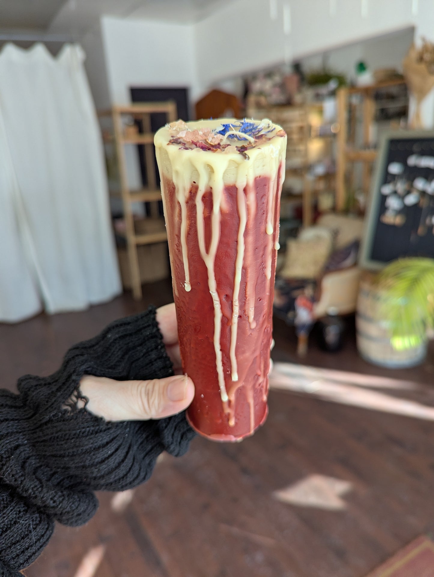 Bougie de cire d'abeilles: pillier