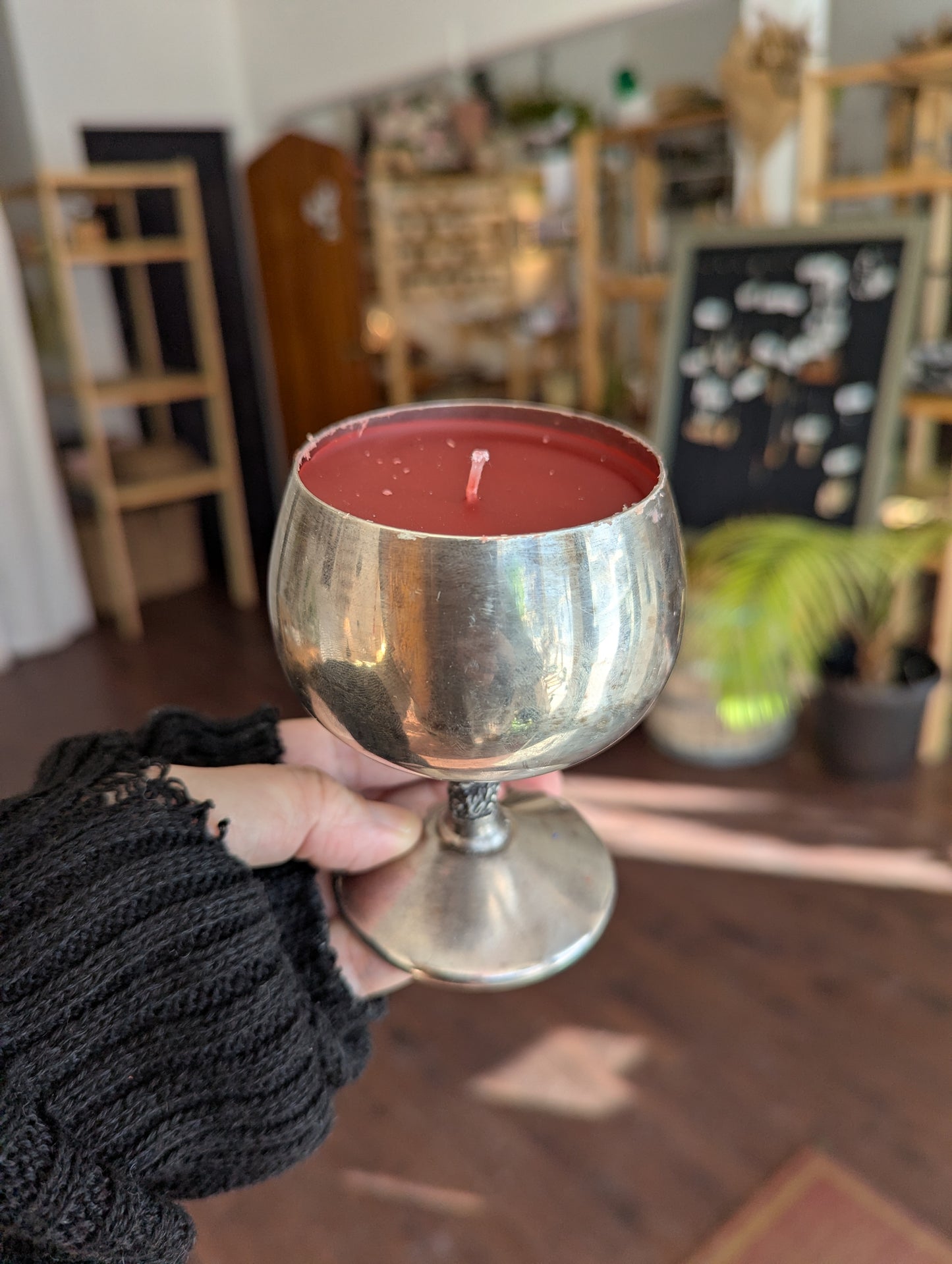 Bougie de cire d'abeilles: Coupe