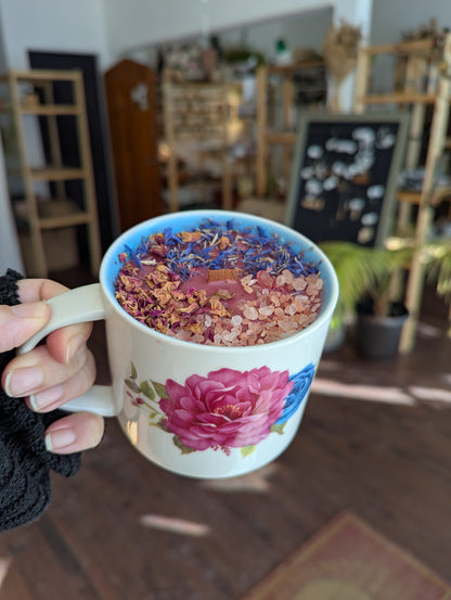 Bougie de soya | mèche en bois  | Vanille ambrée et noix de coco