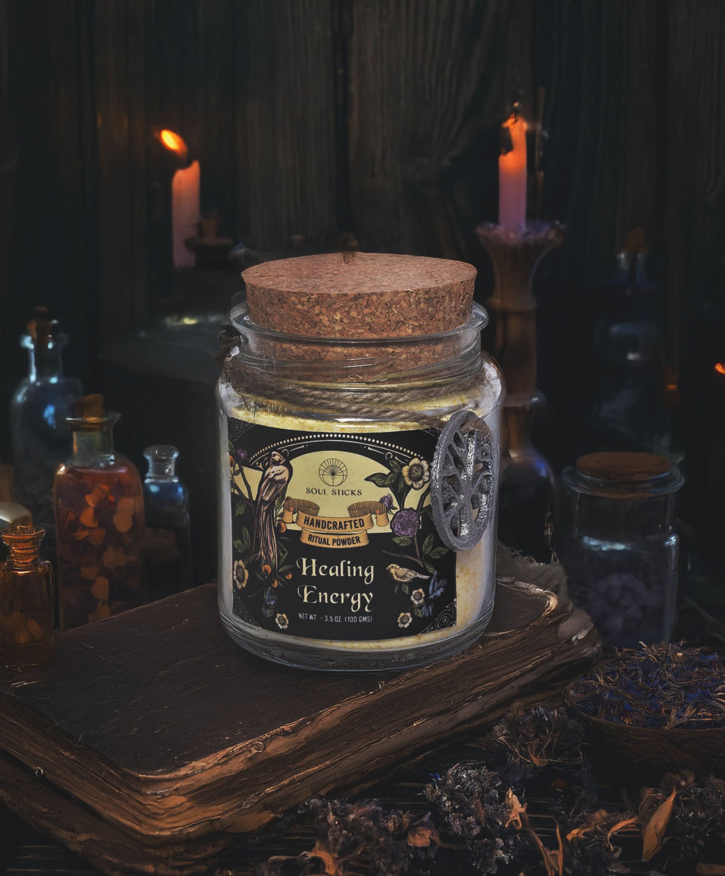 Poudre parfumée: Rituel Énergie de Guérison