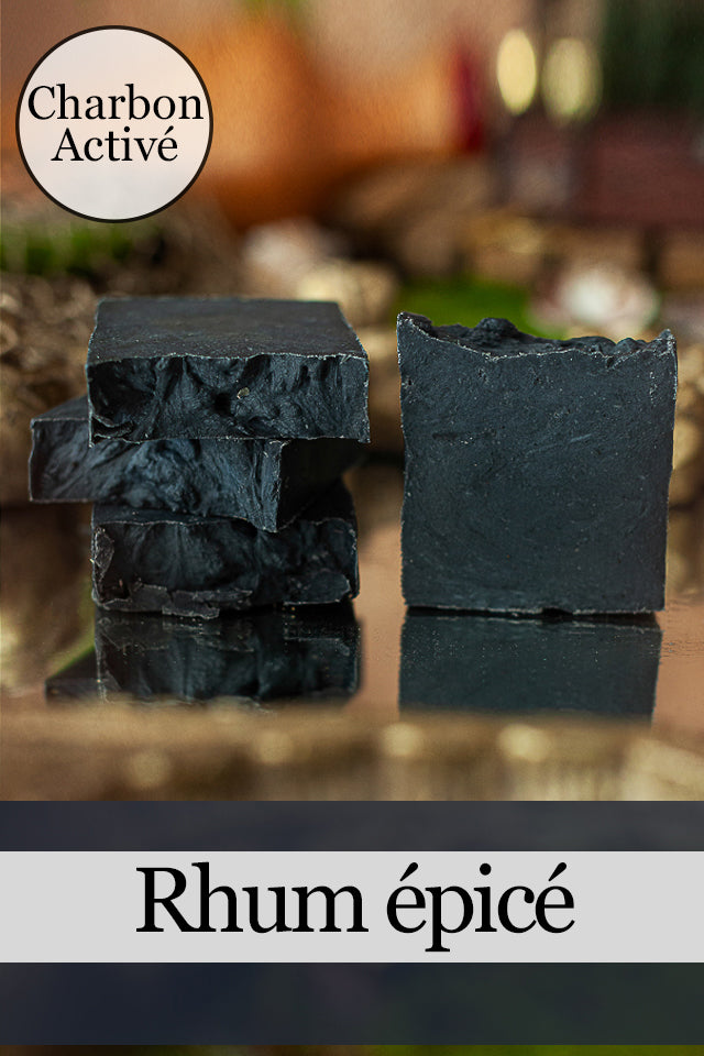 Black pearl: Handmade charcoal soap