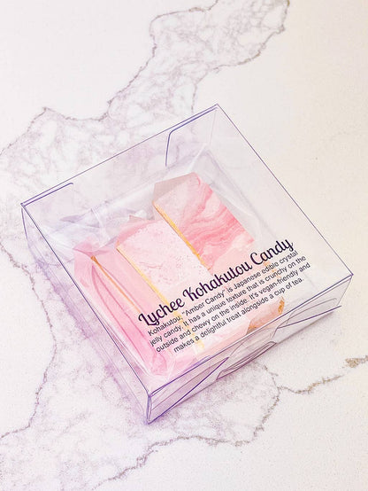 Bonbons Kohakutou au litchi