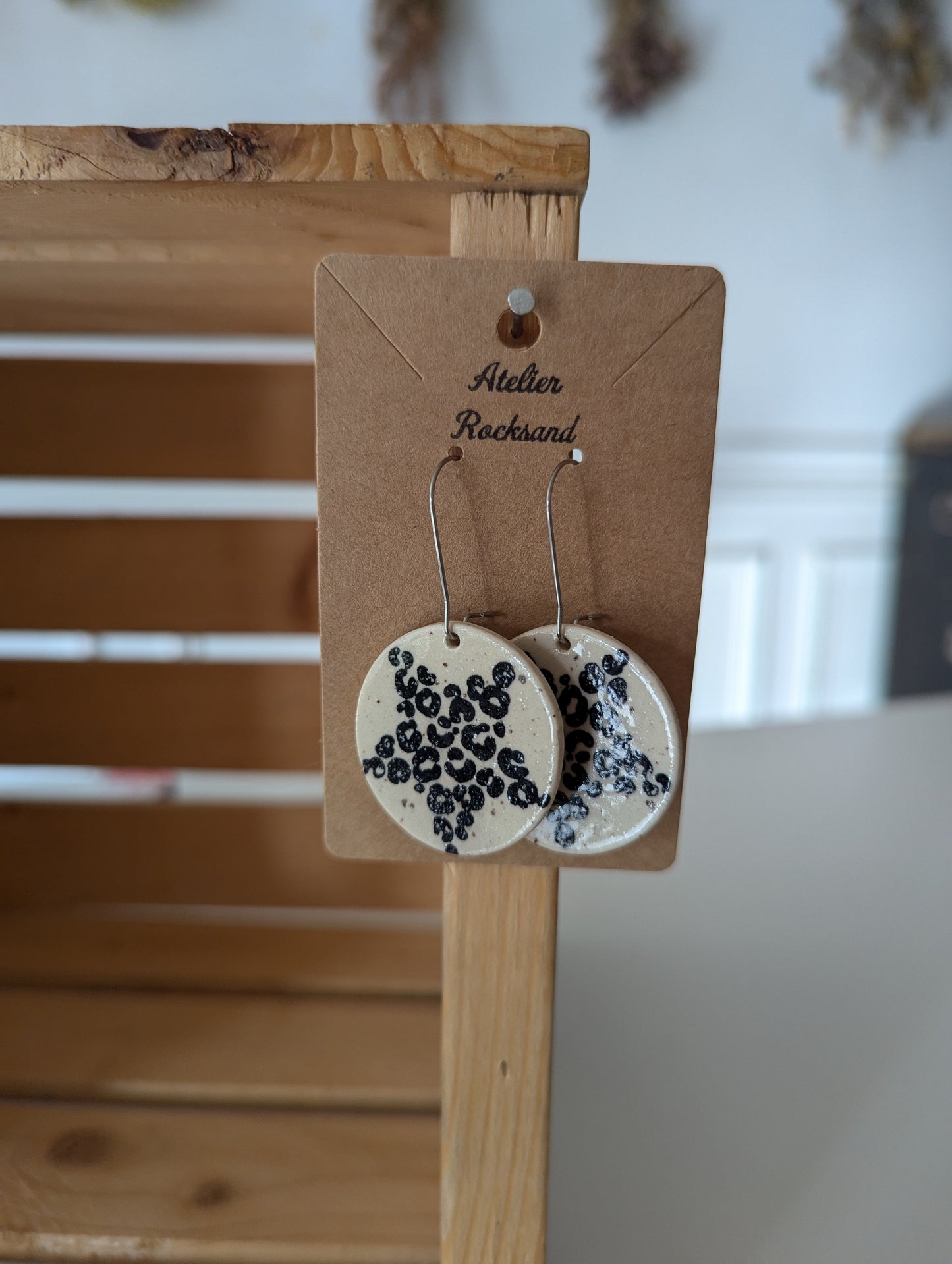 Earrings: Rocksand