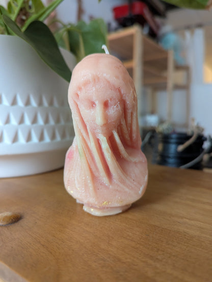 Bougie de cire d'abeilles: Voilage