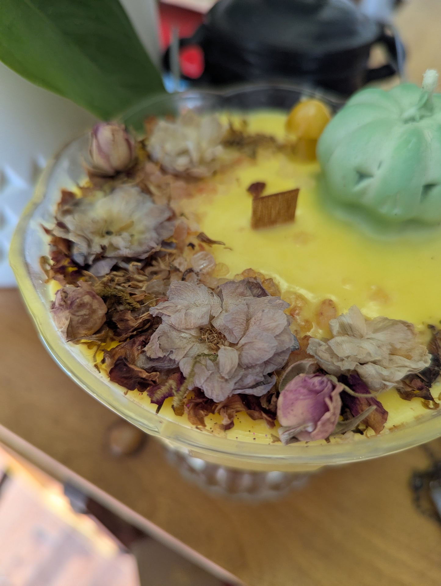 Bougie de soya | mèche en bois | Melon