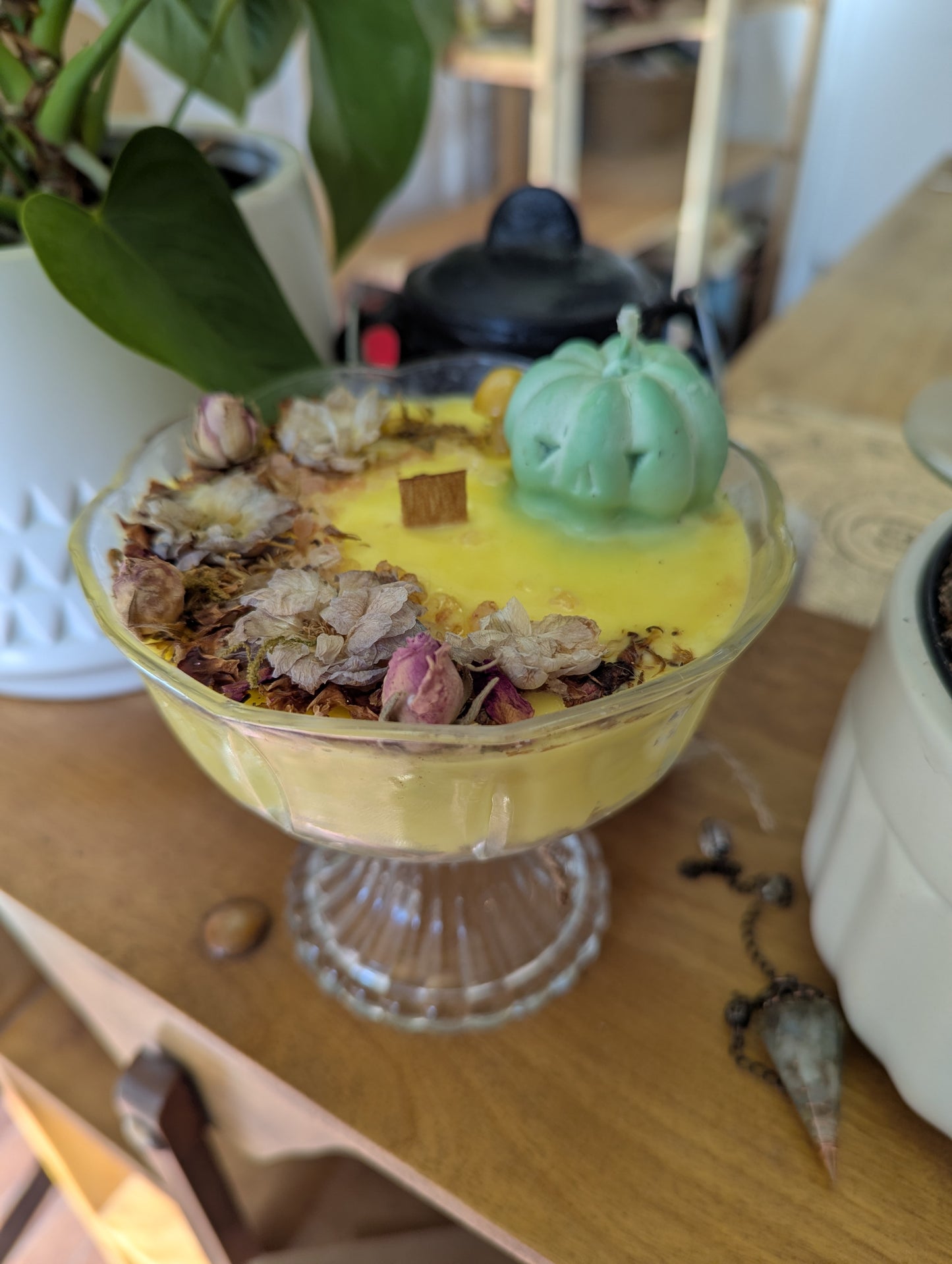 Bougie de soya | mèche en bois | Melon