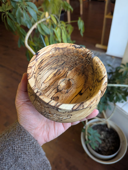 Bol d'offrandes en bois