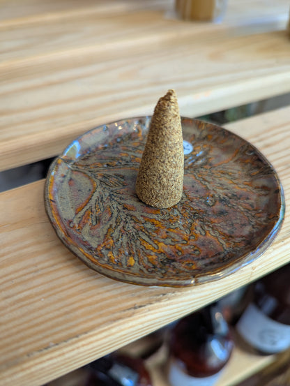 Assiettes à encens en grès: Rocksand