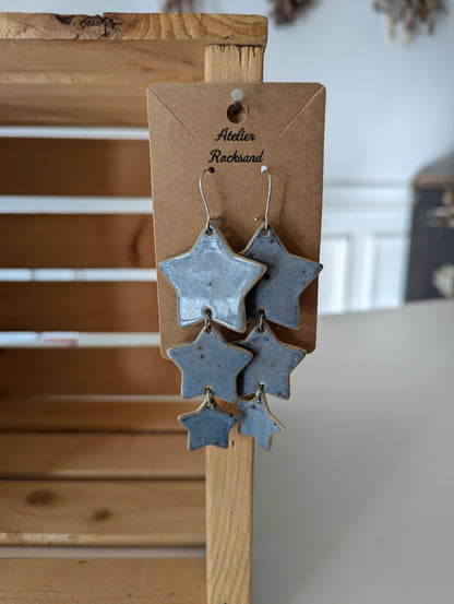 Earrings: Rocksand