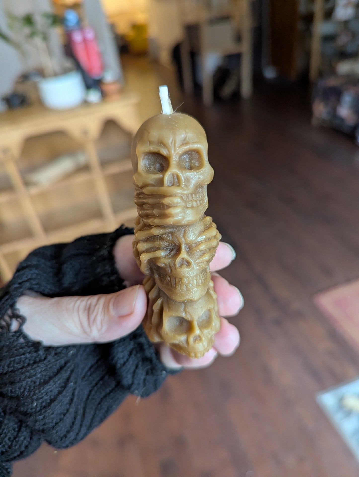 Bougie de cire d'abeilles: Pillier 3 têtes