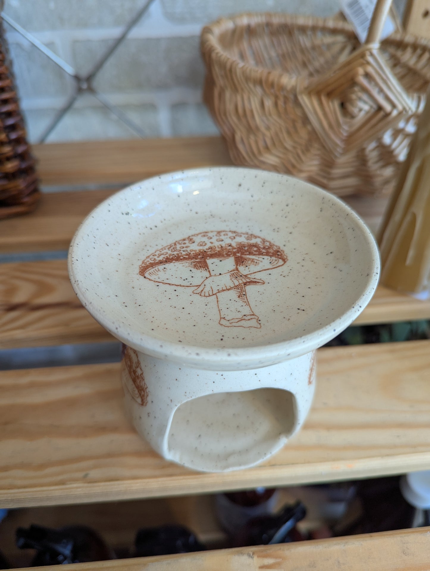 Diffuseur 🍄‍🟫 pour cire, huiles essentielles, herbes