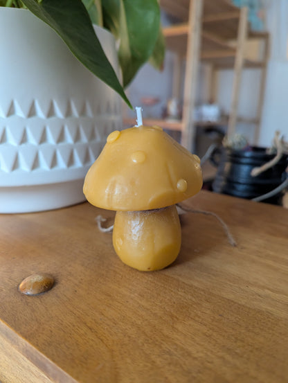 Bougie de cire d'abeilles: Champignon