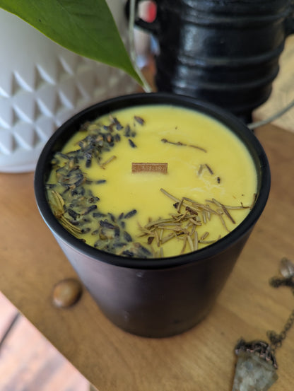 Soy candle | wooden wick | Citronella