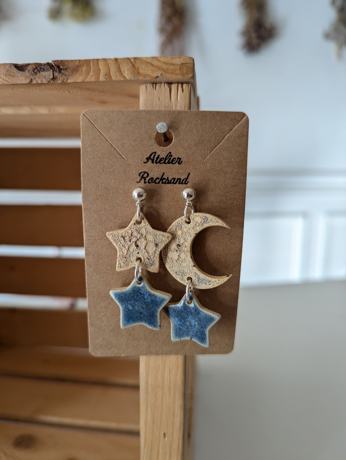 Earrings: Rocksand