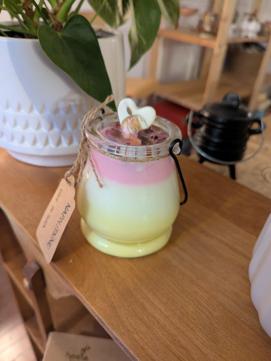 Bougie de soya | Mèche en bois | Lanterne Napolitaine