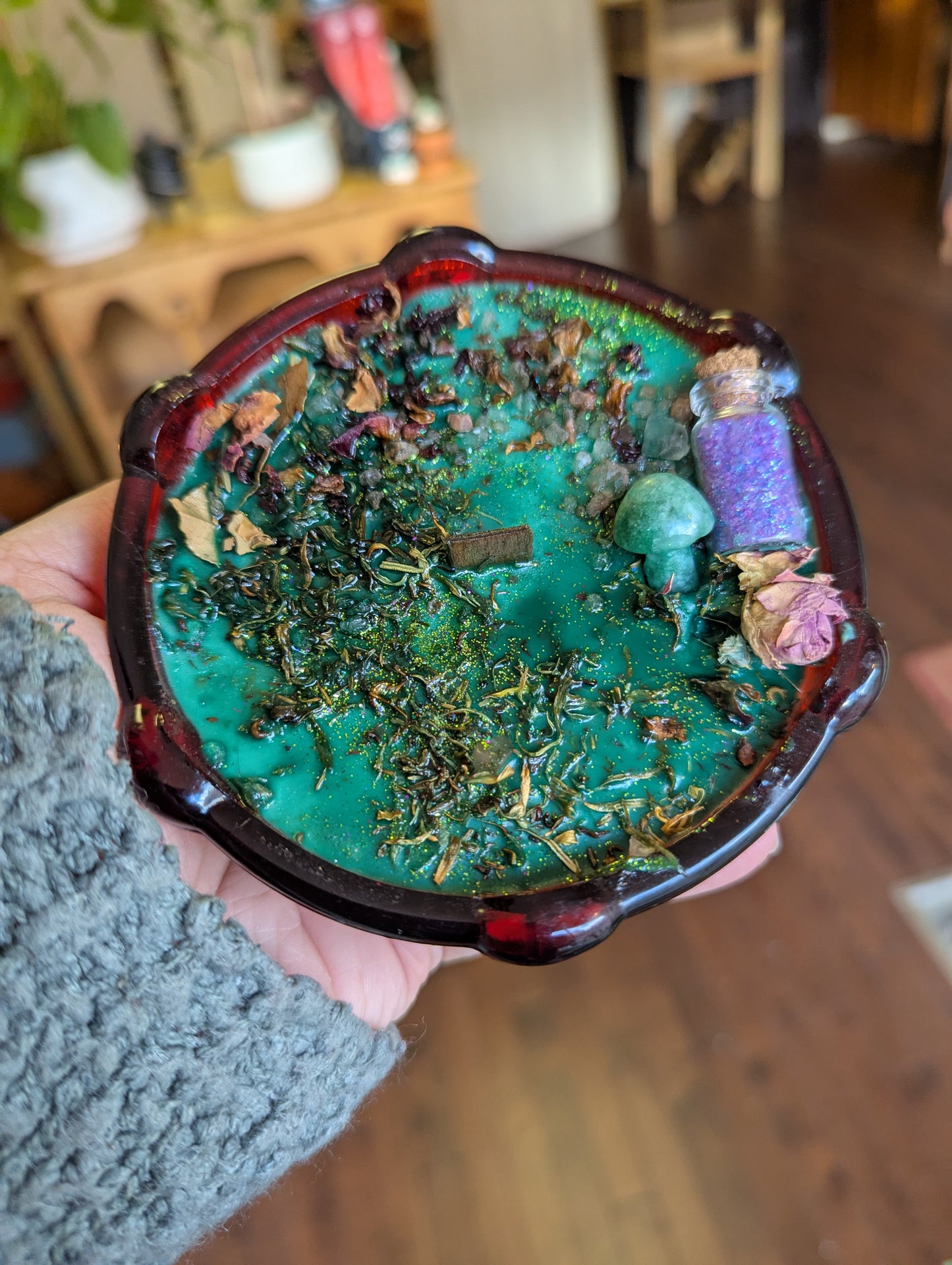 Bougie de soya | mèche en bois |  Ambre et Bergamote