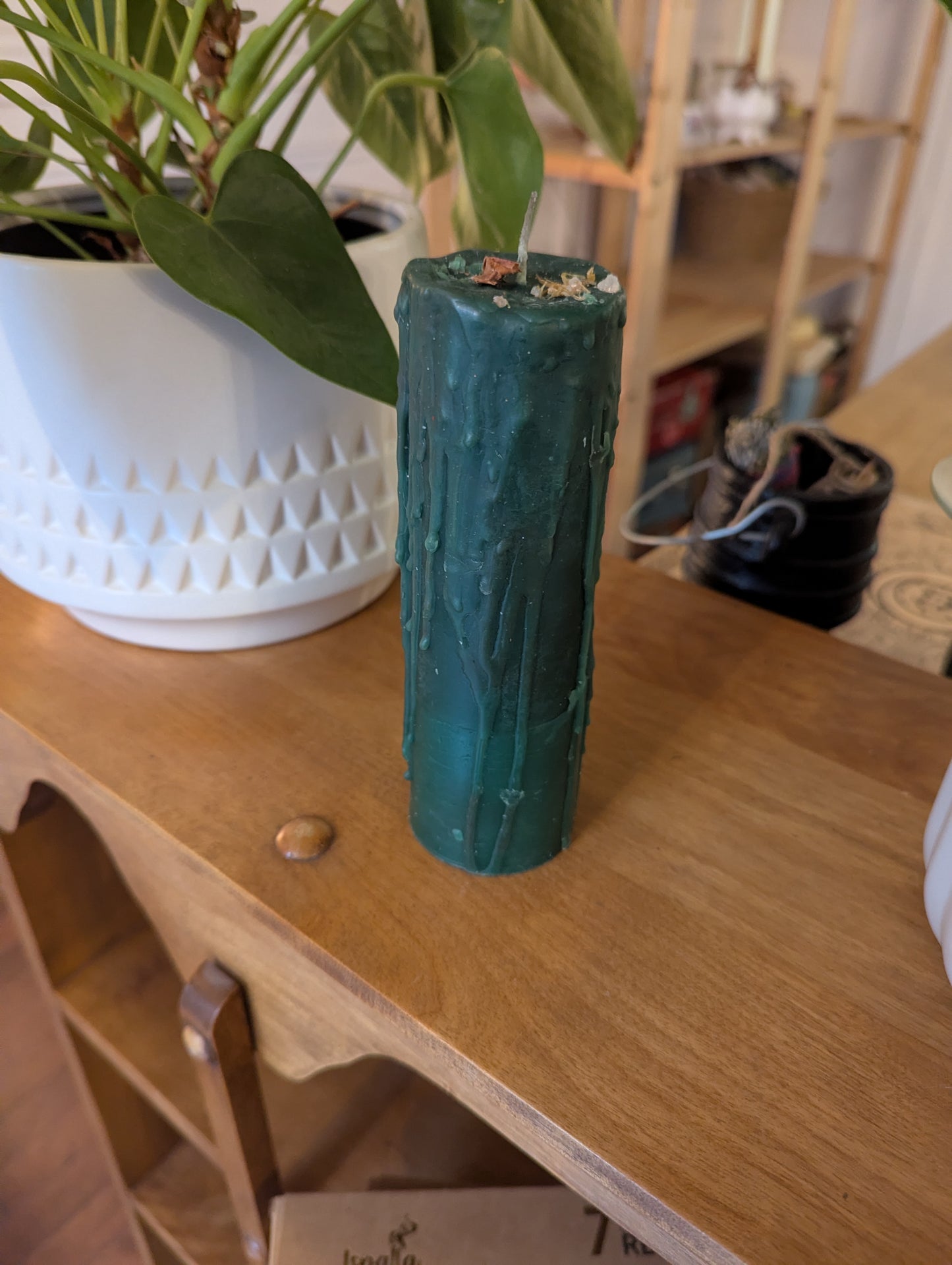 Bougie de cire d'abeilles: pillier