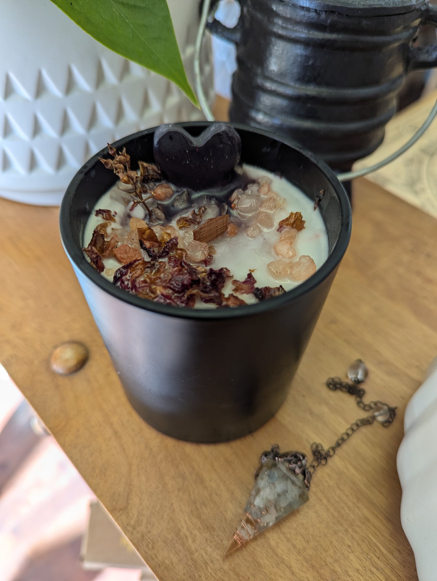 Bougie de soya | mèche en bois| 10oz | Châtaines épicées