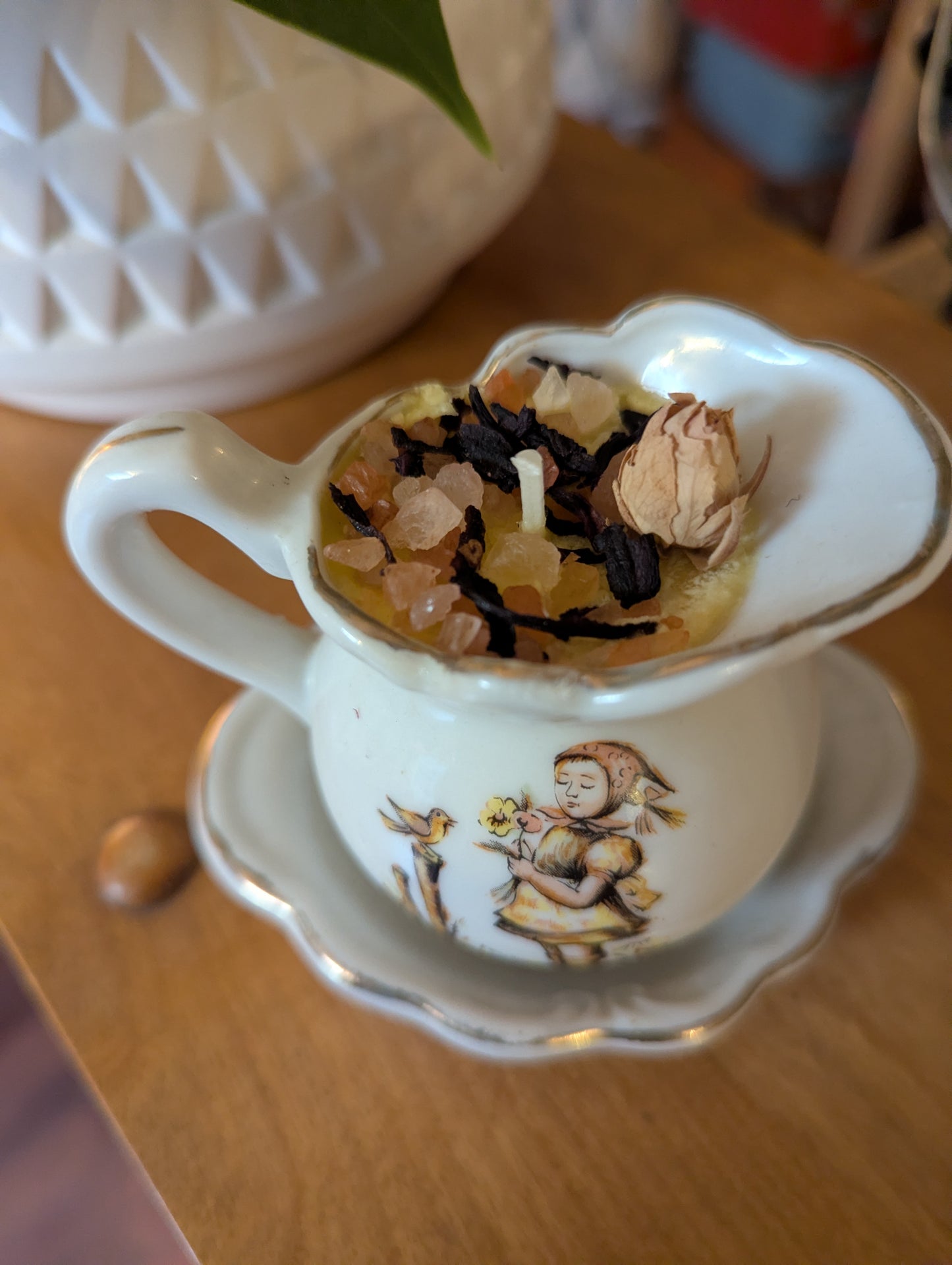 Bougie de soya | Tasse Fantaisie| Melon