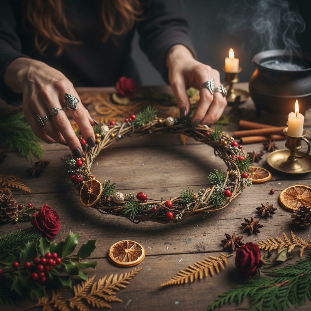 Atelier Craft Coven: Solstice d'Hiver| Yule 🎄Couronne | 19 décembre