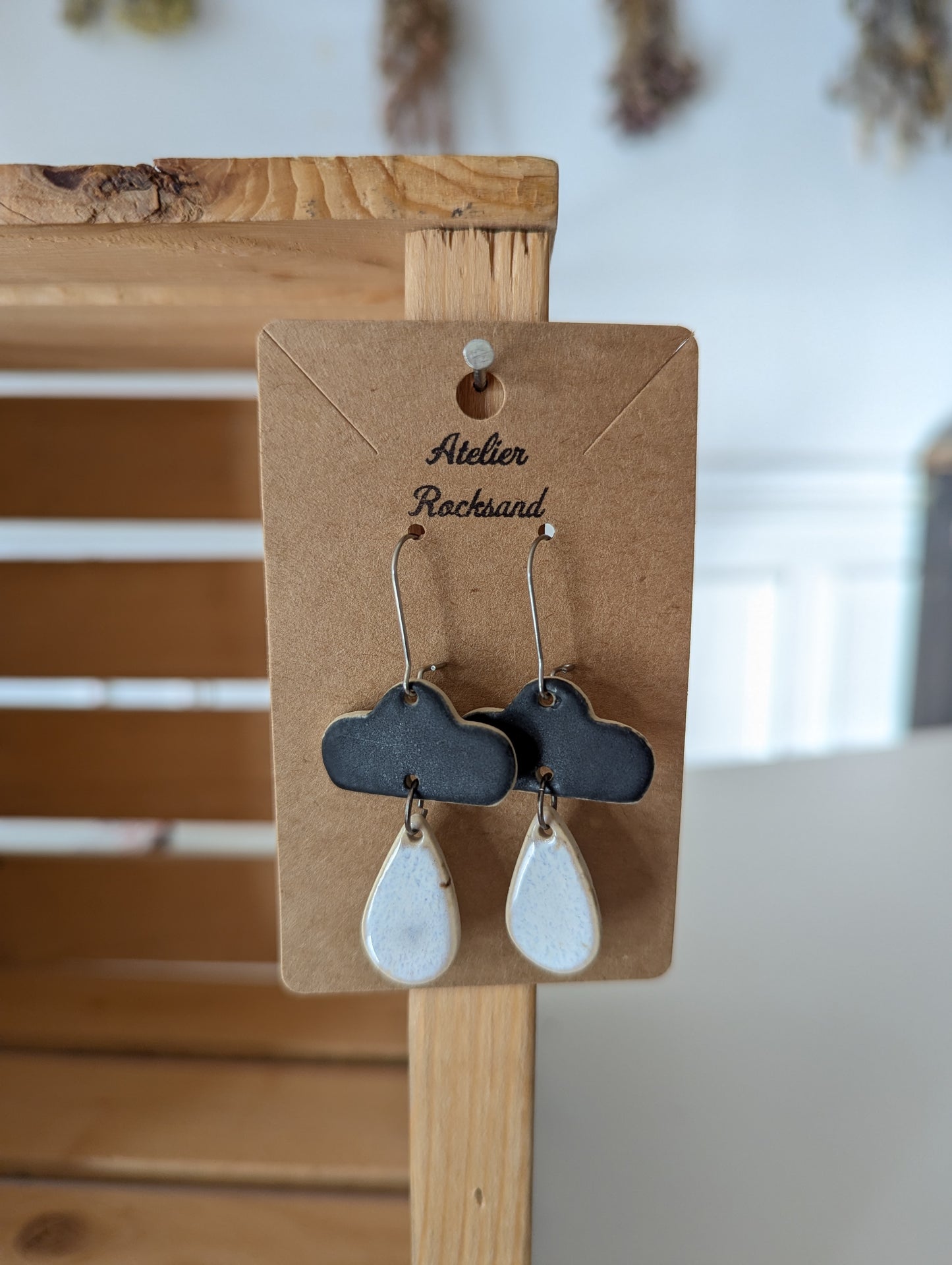 Earrings: Rocksand