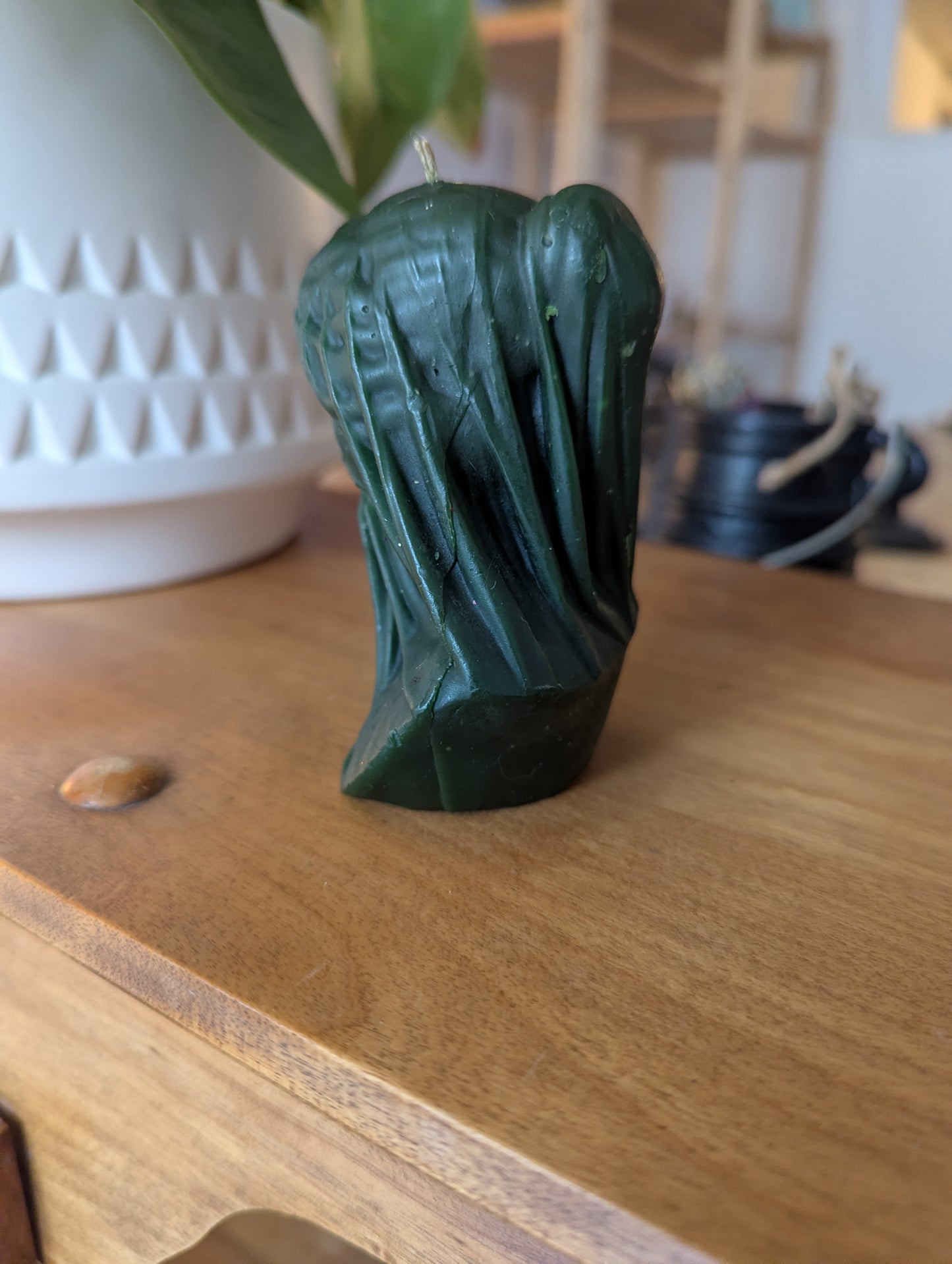 Bougie de cire d'abeilles: Voilage