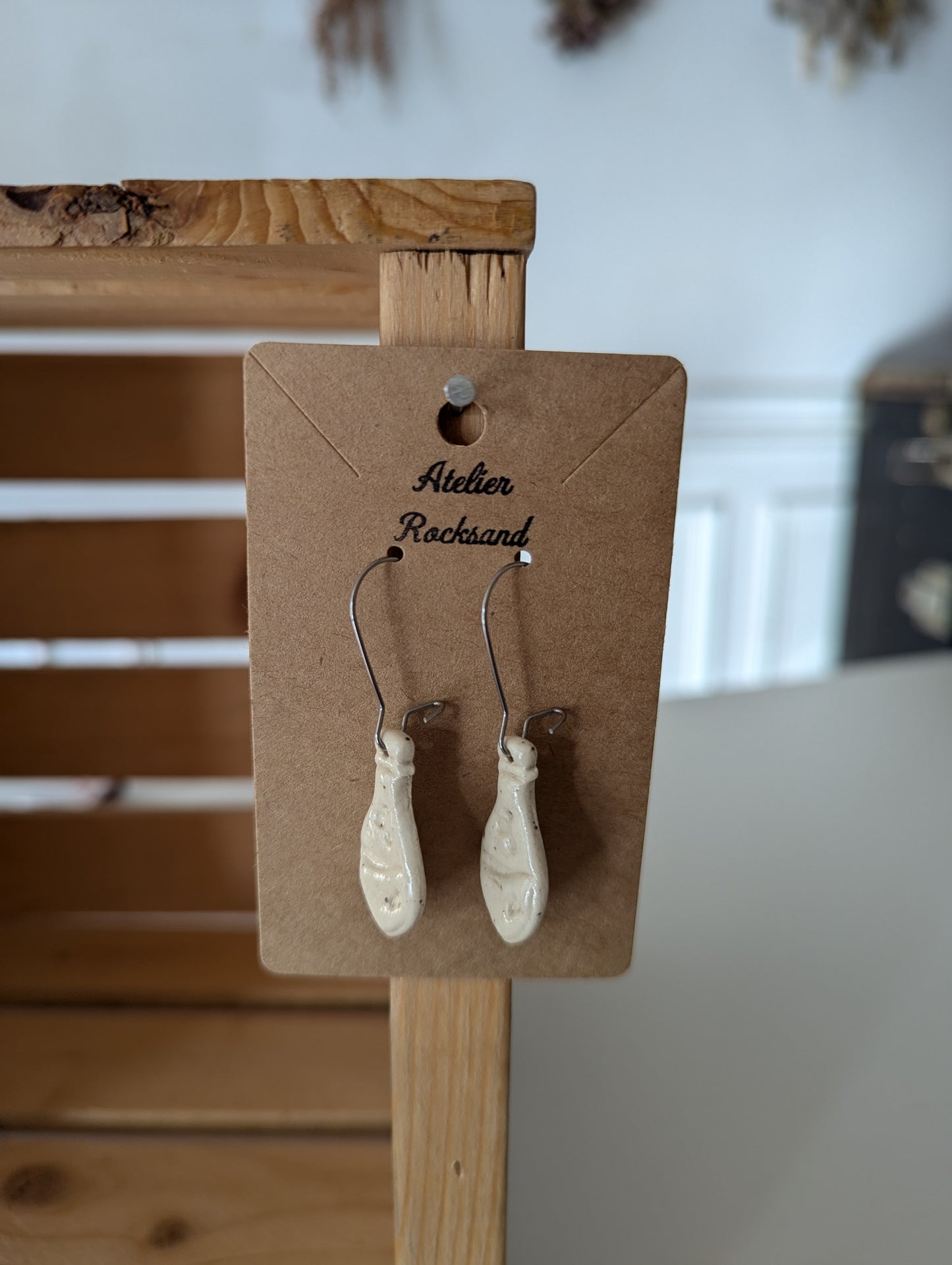 Earrings: Rocksand