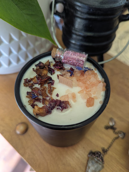 Bougie de soya | mèche en bois| 10oz | Châtaines épicées