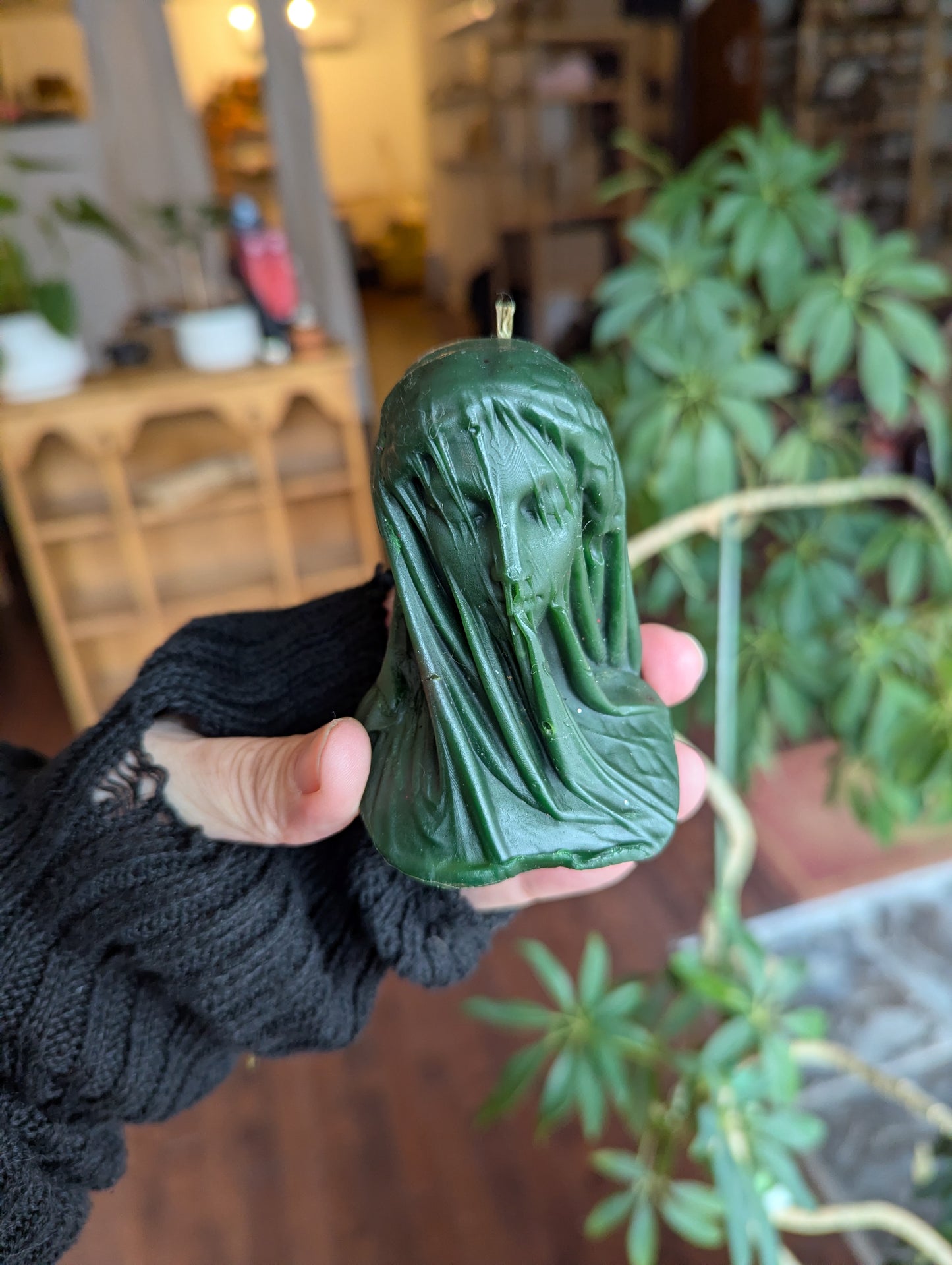 Bougie de cire d'abeilles: Voilage