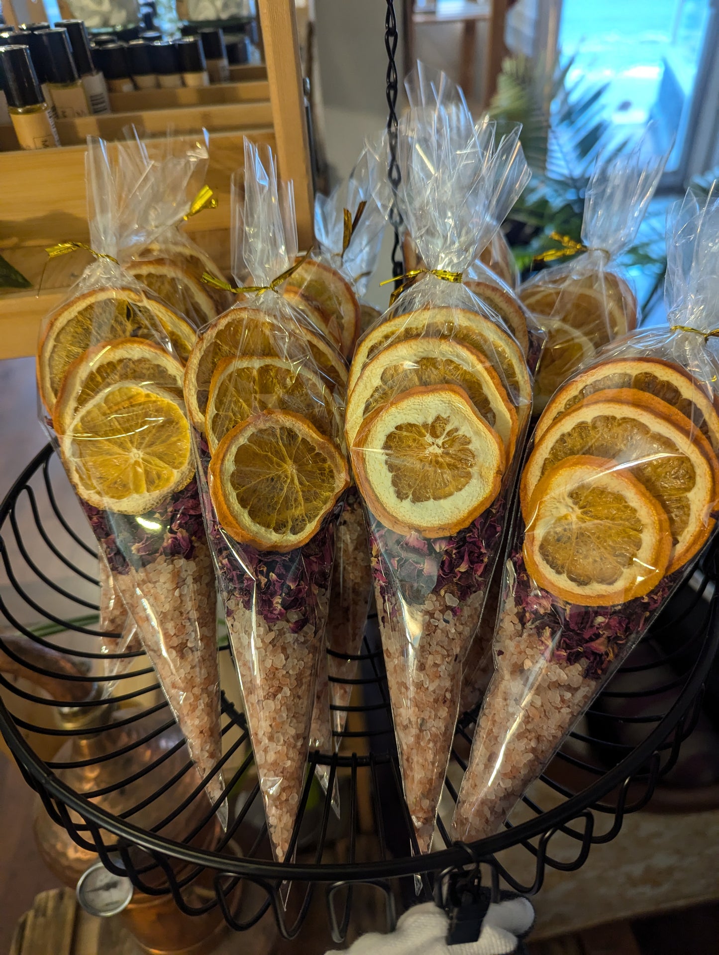 Botanical cone sachet: Rose, Himalaya and Oranges