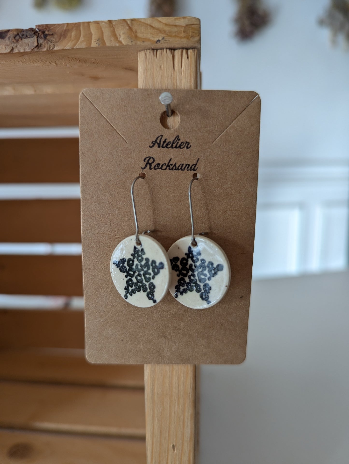 Earrings: Rocksand